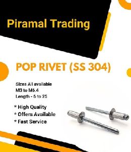 Stainless Steel POP Rivets, Color : Grey for Industrial Use