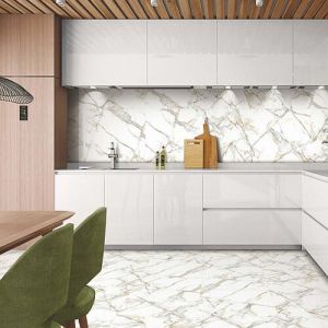 Albeta Aqua Glossy Marble Tiles