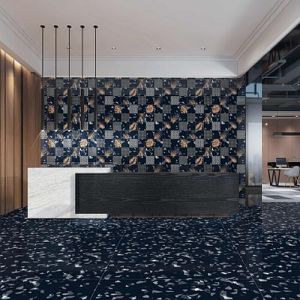 Art Club Black Super High Glossy Tiles