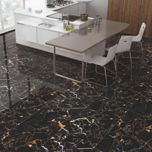 Black Portoro Super High Glossy Tiles