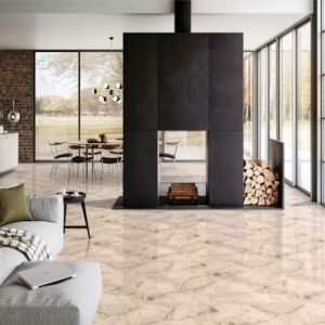 Elite Brown Endless Glossy Finish Ceramic Floor Tiles