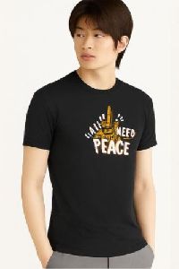 Black Tshirt Printed