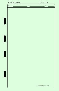 Minute Paper, Color : Green