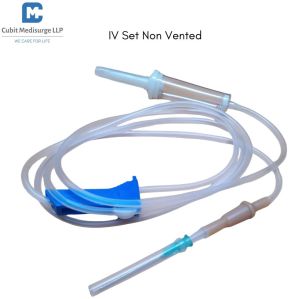 IV Set Non Vented, Tube Material : PVC for Hospital