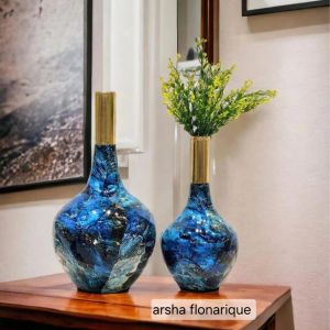 Iron Flower Vases