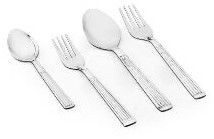 Stainless Steel 3 Line Cutlery, Color : Silver for Dining