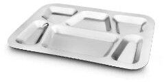 Rectangular Compartment Tray Standard for Food Serving