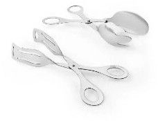 SS Serving Utility Tong, Color : Silver