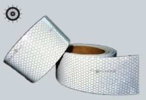 Retro Reflective Tape S04120, Color : Silver, Packaging Type : Rolls