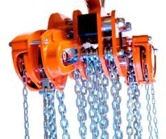 Steel Chain Pulley Block, Color : Silver for Industrial Lifting Rigging