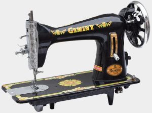Nickel Plated Geminy Tailor Sewing Machine, Color : Silver