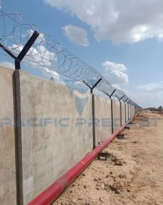 One Piece 75 Mm Thickness Boundary Wall