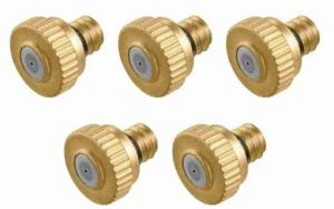 Brass 1mm Low Pressure Mist Fan Nozzle