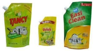 Dish Wash Stand Up Spout Pouch