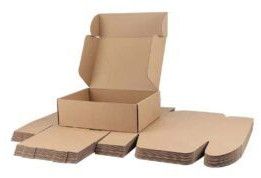 Self Locking Corrugated Boxes, Color : Brown for Shipping Storage
