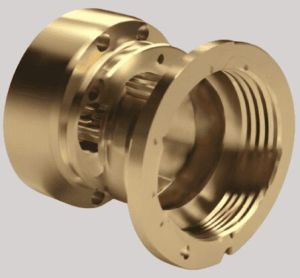 Polished Brass Couplings, Color : Golden