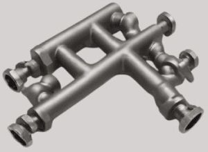 Stainless Steel Complex Manifold, Color : Silver