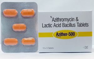 Azihromycin and Lactic Acid Bacillus Tablet