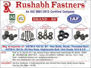 high tensile steel stud nut