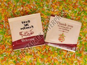 Wedding Welcome Akshata Sachet, For Individual, Events, Specialities : Scented, Customized