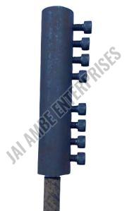 EN8 Steel Rebar Coupler, Color : Black