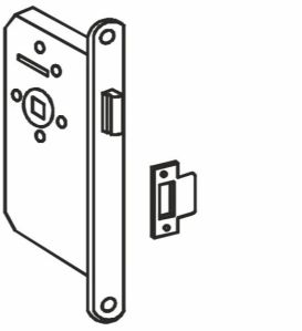 Dormakaba Stainless Steel Dorma 379 Latch Lock