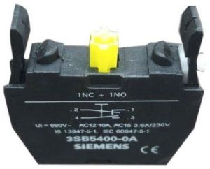 10 A Siemens 3SB5400 Oa Contact Block
