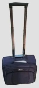 Blue Polyester Trolley Travel Bags