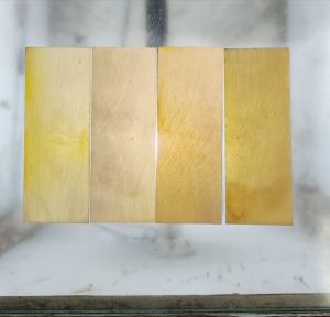 Milk White Buffalo Horn Plate