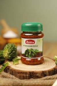Bitter Gourd Pickle 200g, Color : Red, Taste : Sour