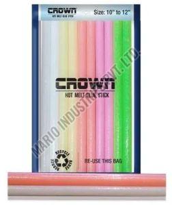 Crown Fluorocent Glitter Glue Sticks, Feature : Durable