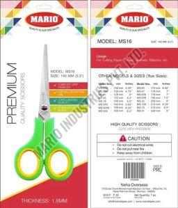 Stainless Steel Plastic Paper Scissors, Size : 5.50 Inch