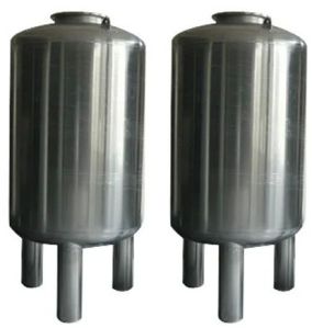 Stainless Steel Vessels, Color : Silver for Industrial