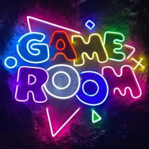 Game Room Neon Sign Board