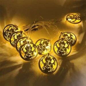 Ganesh Golden Metal LED String Lights