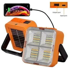 Rechargeable Solar Campaign Light, Color : Orange for Outdoor