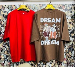 Mens Round Neck Oversized T Shirt