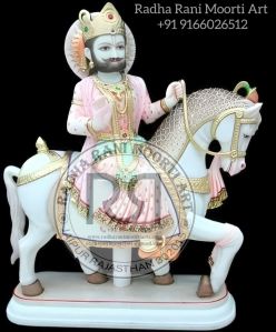 Marble Baba Ramdev Statue