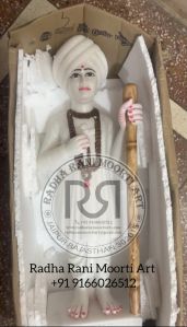 White Marble Jalaram Bapa Moorti