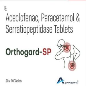 15 Mg Aceclofenac Paracetamol Serratiopeptidase Tablet