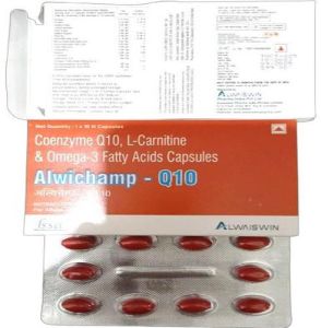 Co-Enzyme Q10,L-Carnitine Omega 3 Fatty Acid & Selenium Softgel Capsules