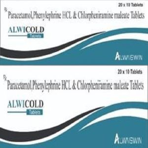 Paracetamol Phenylephrine HCL and Chlorpheniramine Maleate Tablet