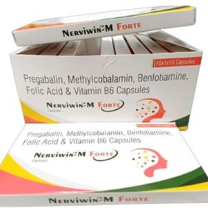 Pregabalin Methylcobalamin Folic Acid Vitamin B6 Benfotiamine Soft Gelatin Capsules