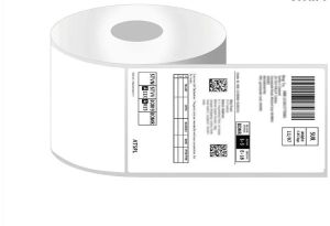 Matte Plain White Barcode Label Roll, Packaging Type : Plastic Bag