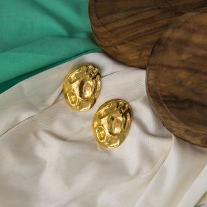 Gold Plated Anti Tarnish Brass Earrings
