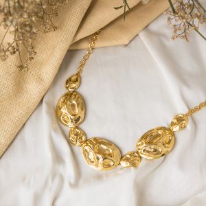 Semi Fine Gold Plated Brass Necklace