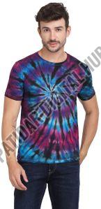 100% Cotton Unisex Tie Dye Round Neck T-Shirt Summer/festival