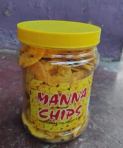 Manna Branded Coconut Oil Banana Chips 200 Gram