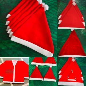 Red Fleece Christmas Cap