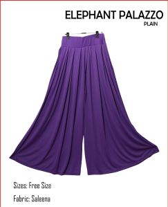 Plain Polyester Ladies Palazzo, Technics : Machine Made